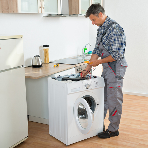 can you walk me through the steps of troubleshooting my washer issue in Bear Creek